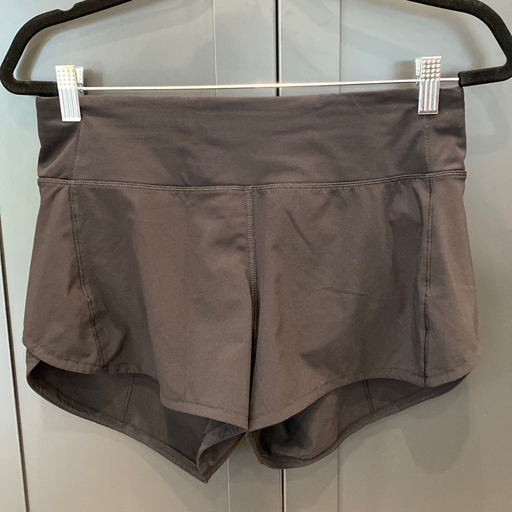Lululemon Speed Up Short *Long 4" Black Sz 6!